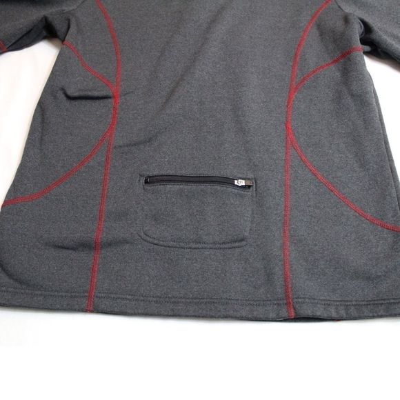 Athleta Dark Grey Zip Up Running Jacket - Picture 4 of 6